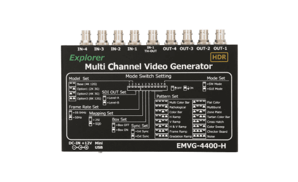 4K / 8K HDR compatible small signal generator