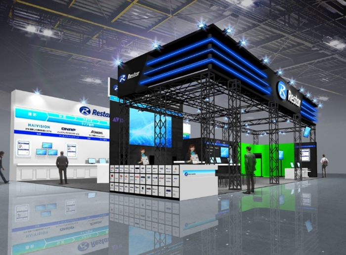 Inter BEE 2025 PALTEK・Restar 共同出展ブース 3Dデザインイメージ