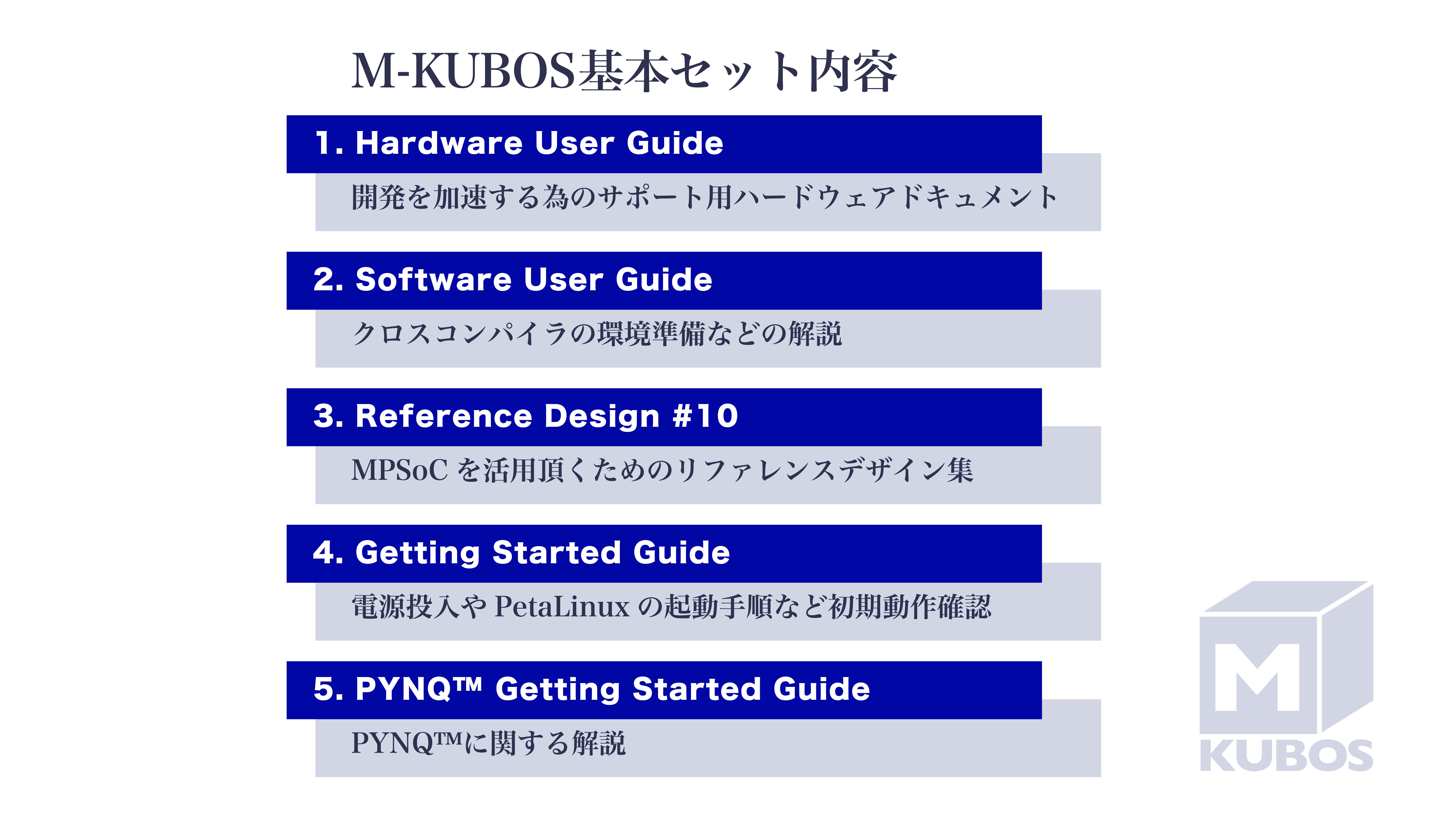 M-KUBOS 基本セット