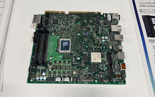 AMD Embedded+（Ryzen CPU + Versal）搭載デモ