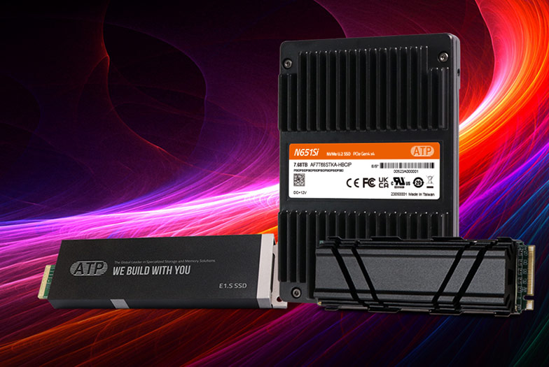 ATP 高耐久NVMe Gen4 SSDの製品イメージ