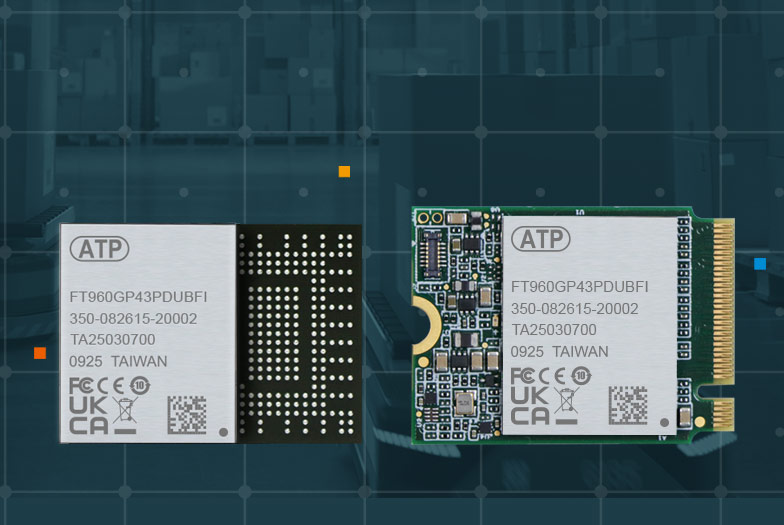 ATP NVMe Gen4 DRAMレスSSDの製品イメージ