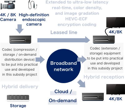 8K ultra-low latency codec device