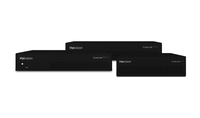 Haivision Command360 CineLink 4K エンコーダ／デコーダ