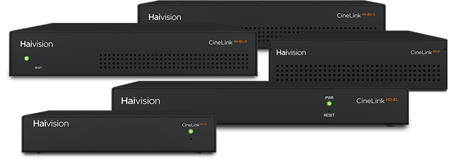 Haivision Command360 Cinelink IPエンコーダ/デコーダ
