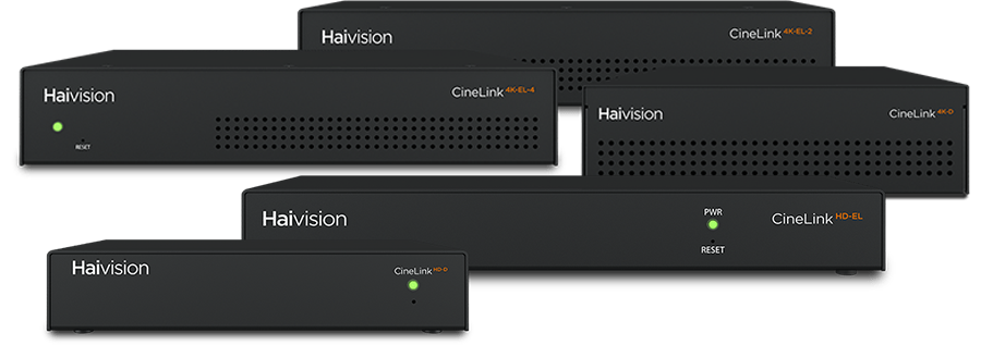 Haivision Command 360 CineLink IPエンコーダ／デコーダ