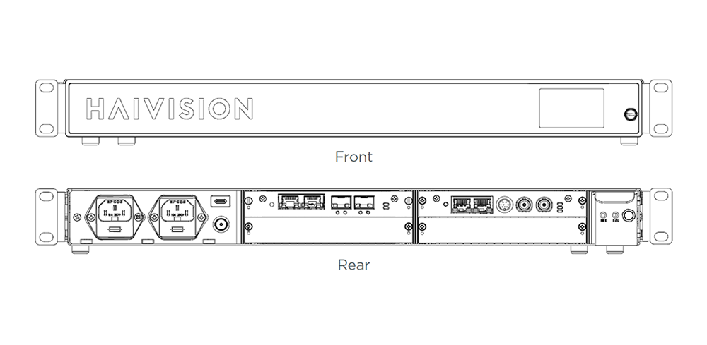 F4 製品図面（Front／Rear）