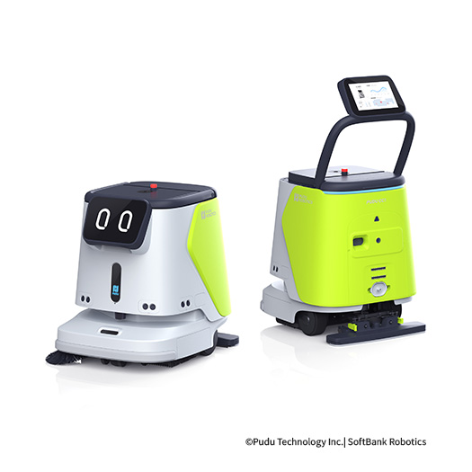 業務用自律走行清掃ロボット(AMR):PUDU CC1