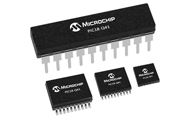 オペアンプ、8bit-DAC x2、12bit-ADC、コンパレータ x2 内蔵 PIC18-Q41ファミリ