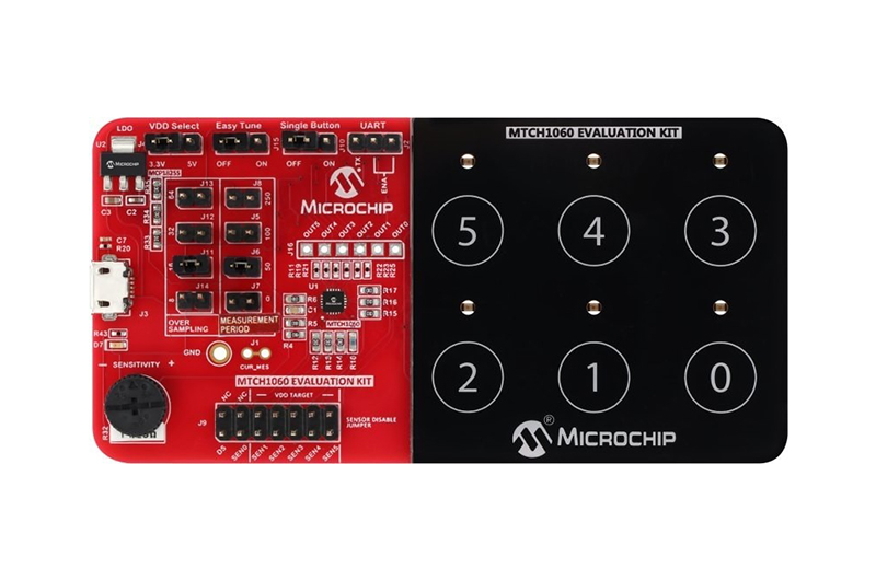 Microchip社 MTCH1060 評価ボード