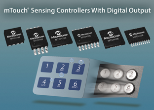 Microchip社 MTCH ターンキー タッチ ファミリー