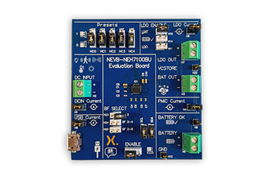 Nexperia NEVB-NEH71000評価ボード。環境発電に対応したエネルギーハーベスティング用PMICを搭載