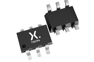 Nexperia製 理想ダイオードIC NID5100（TSSOP-6パッケージ）の外観