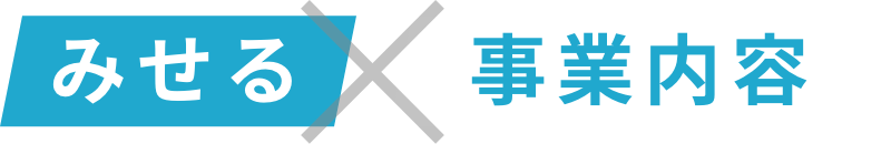 みせる×事業内容