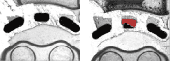 不良エリアを教示