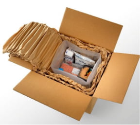 WrapPak Protectorによる製品の断熱梱包