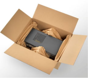 WrapPak Protectorで製品を固定・支持する梱包