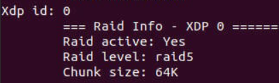 RAID構成の確認