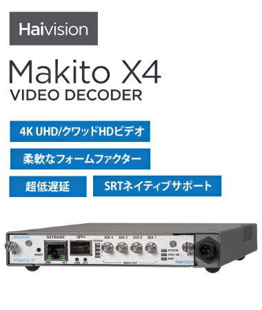 Makito X4デコーダ